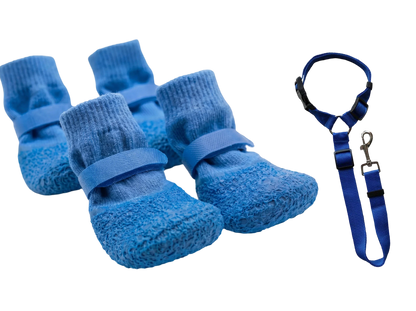 Anti-Slip Dog Shoe Socks – Waterproof Soles & Secure Fit