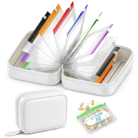 14-Pouch Travel Pill Organizer – Removable Pouches for Pills & Supplements