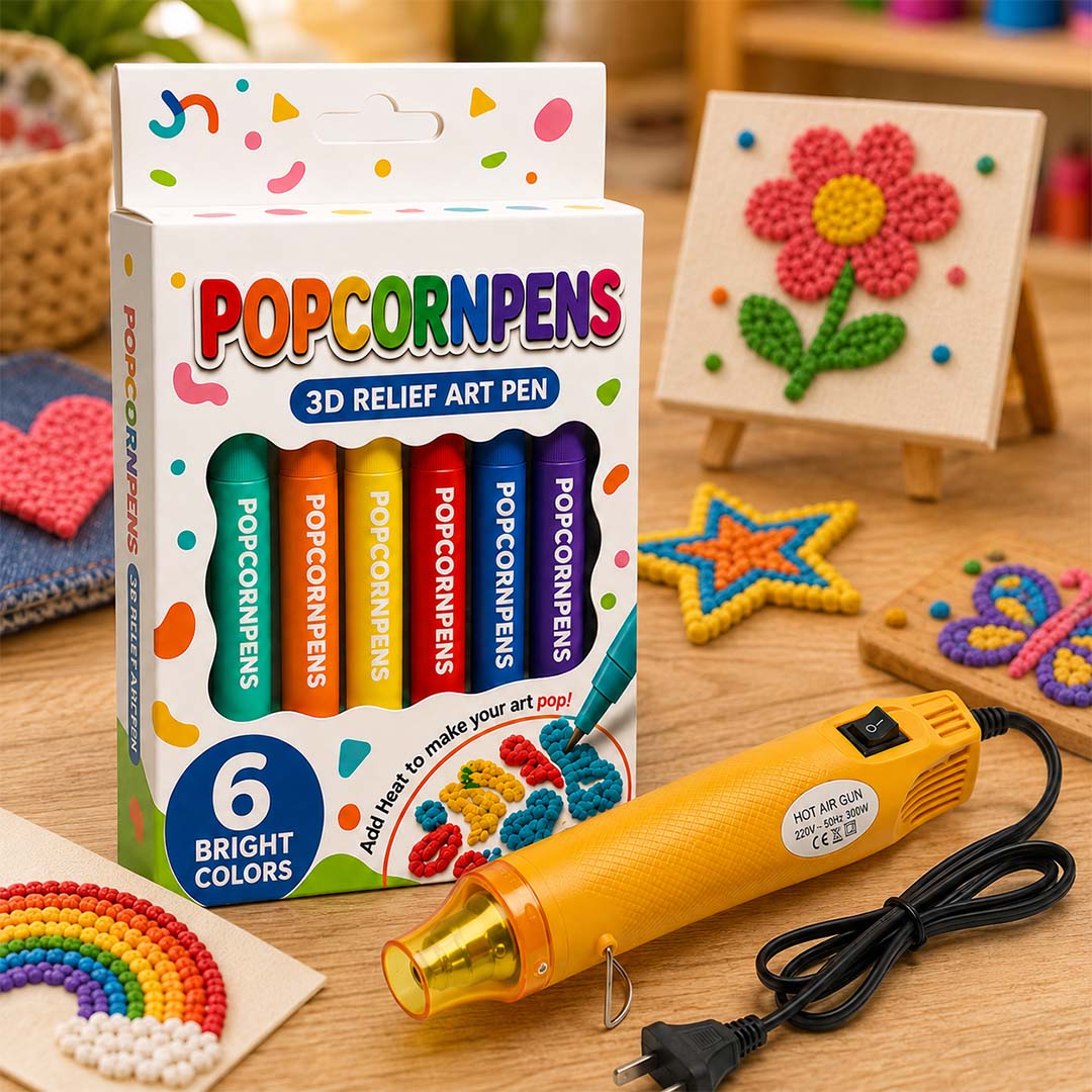 Starter Pack — 6 Paint Pens + FREE Heat Gun 🔥
