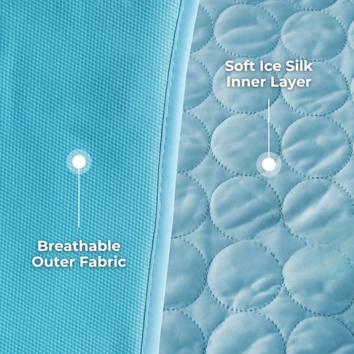 ❄️JEREMYTIS™ Eco Cooling Mat – 4x Cooling Power for Pets! 🐶🌿 Limited-Time Offer ！