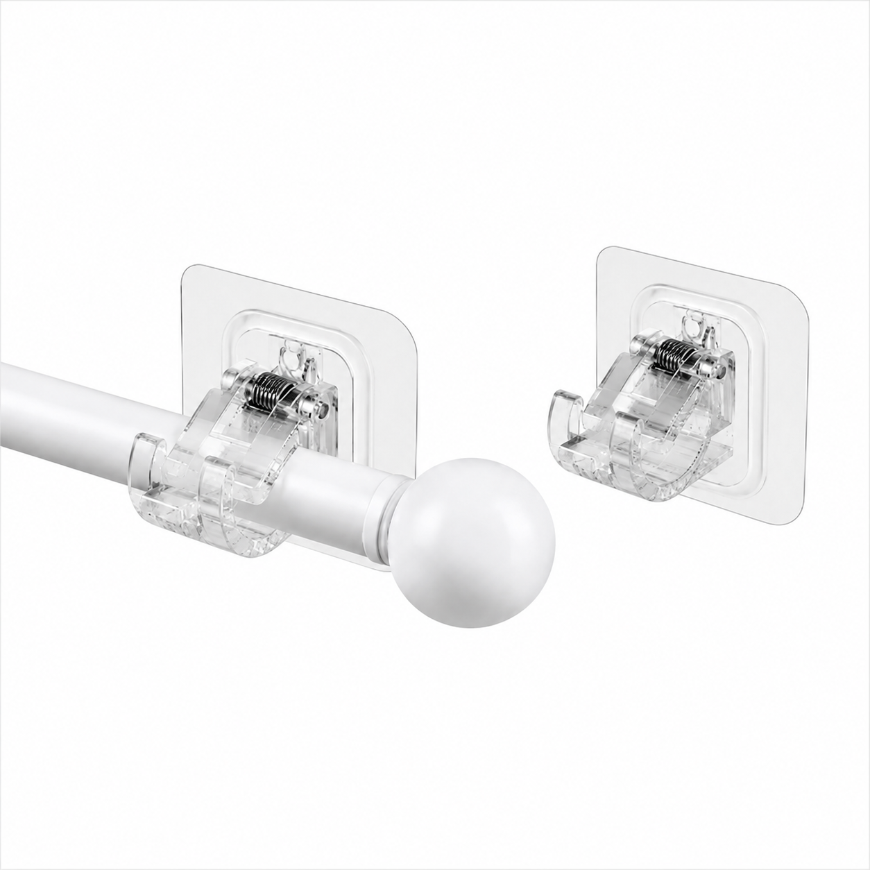 EasyMount No-Drill Curtain Rod Brackets