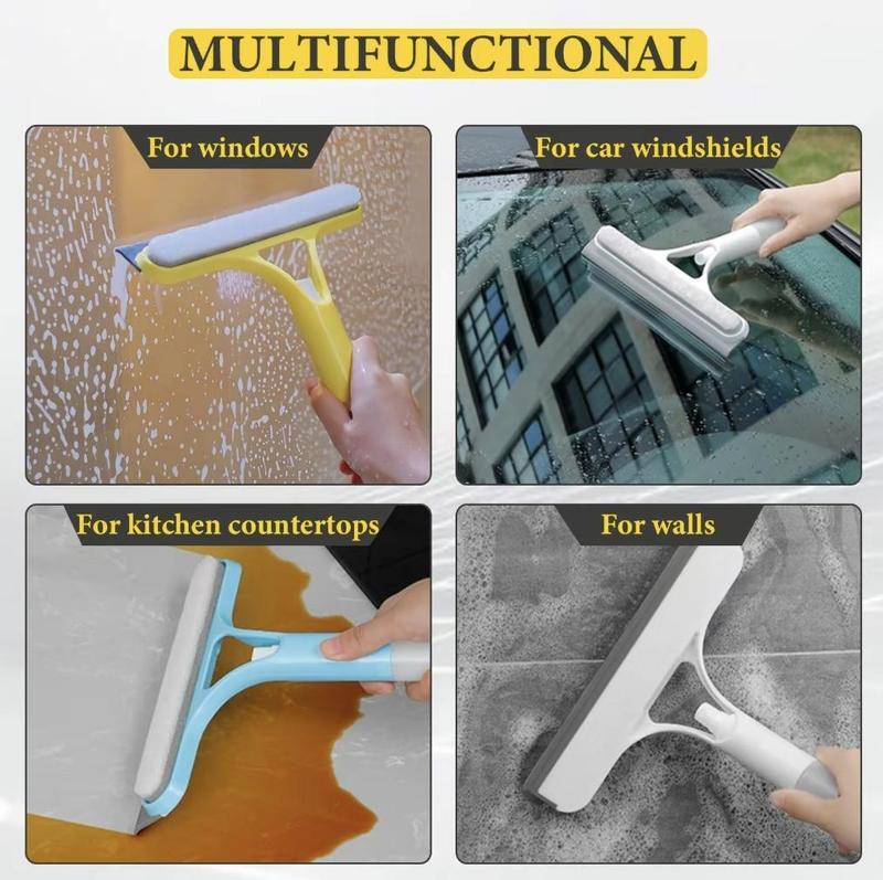 🔥Fast-Clean 3-in-1 Squeegee: Spray, Scrub & Wipe in Half the Time