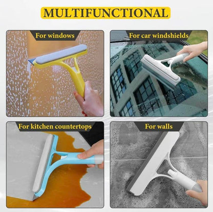 🔥Fast-Clean 3-in-1 Squeegee: Spray, Scrub & Wipe in Half the Time