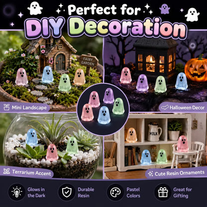 Glow-in-the-Dark Mini Ghosts 👻