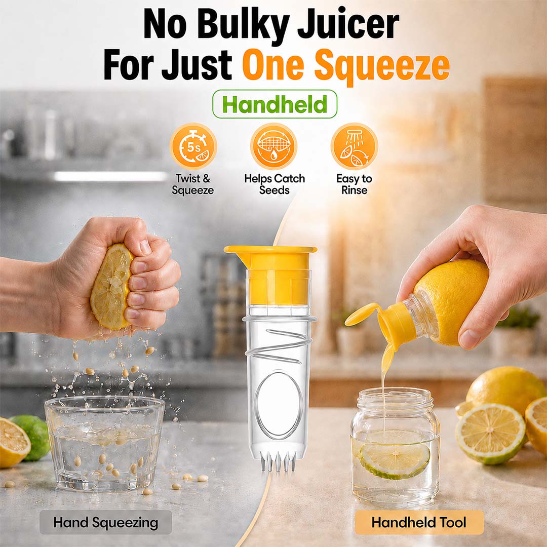 Easy-Pour Mini Citrus Press