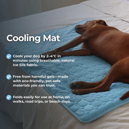 ❄️JEREMYTIS™ Eco Cooling Mat – 4x Cooling Power for Pets! 🐶🌿 Limited-Time Offer ！
