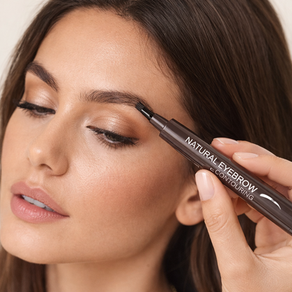 4 Tip Microblade Brow Pen 24H Smudge Proof Natural Brows