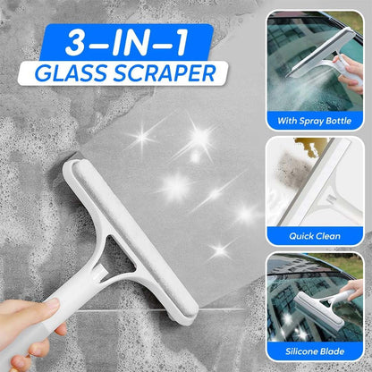 🔥Fast-Clean 3-in-1 Squeegee: Spray, Scrub & Wipe in Half the Time