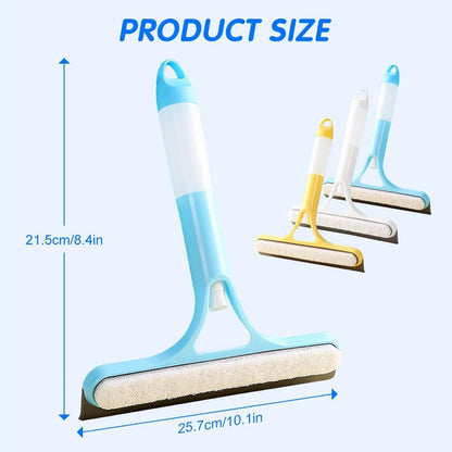 🔥Fast-Clean 3-in-1 Squeegee: Spray, Scrub & Wipe in Half the Time