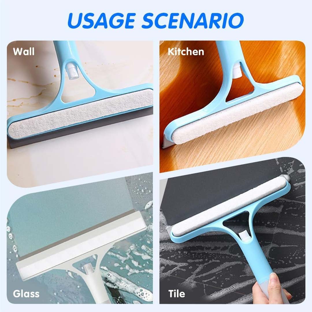 🔥Fast-Clean 3-in-1 Squeegee: Spray, Scrub & Wipe in Half the Time