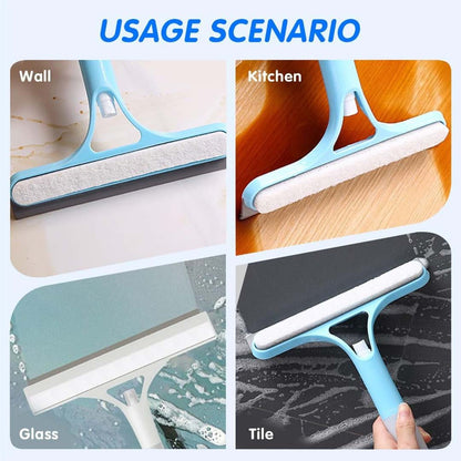🔥Fast-Clean 3-in-1 Squeegee: Spray, Scrub & Wipe in Half the Time