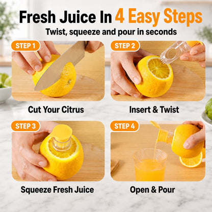 Easy-Pour Mini Citrus Press
