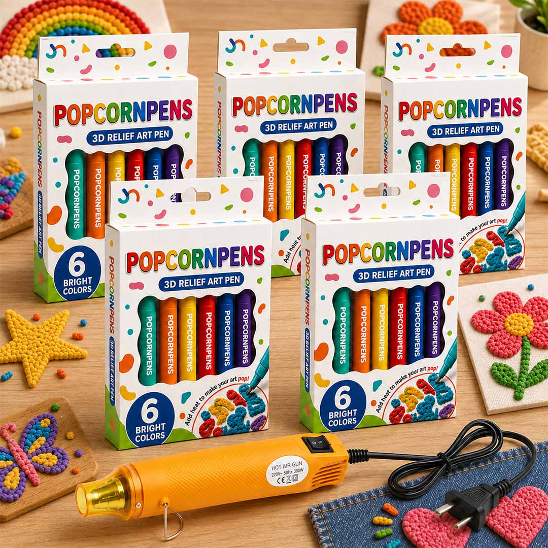 Party Pack — 30 Paint Pens + FREE Heat Gun 🎁