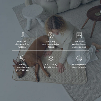 ❄️JEREMYTIS™ Eco Cooling Mat – 4x Cooling Power for Pets! 🐶🌿 Limited-Time Offer ！