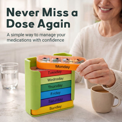 Stay on Track - ✨7-Day Medication Organizer - For Effortless Health Management! 📅