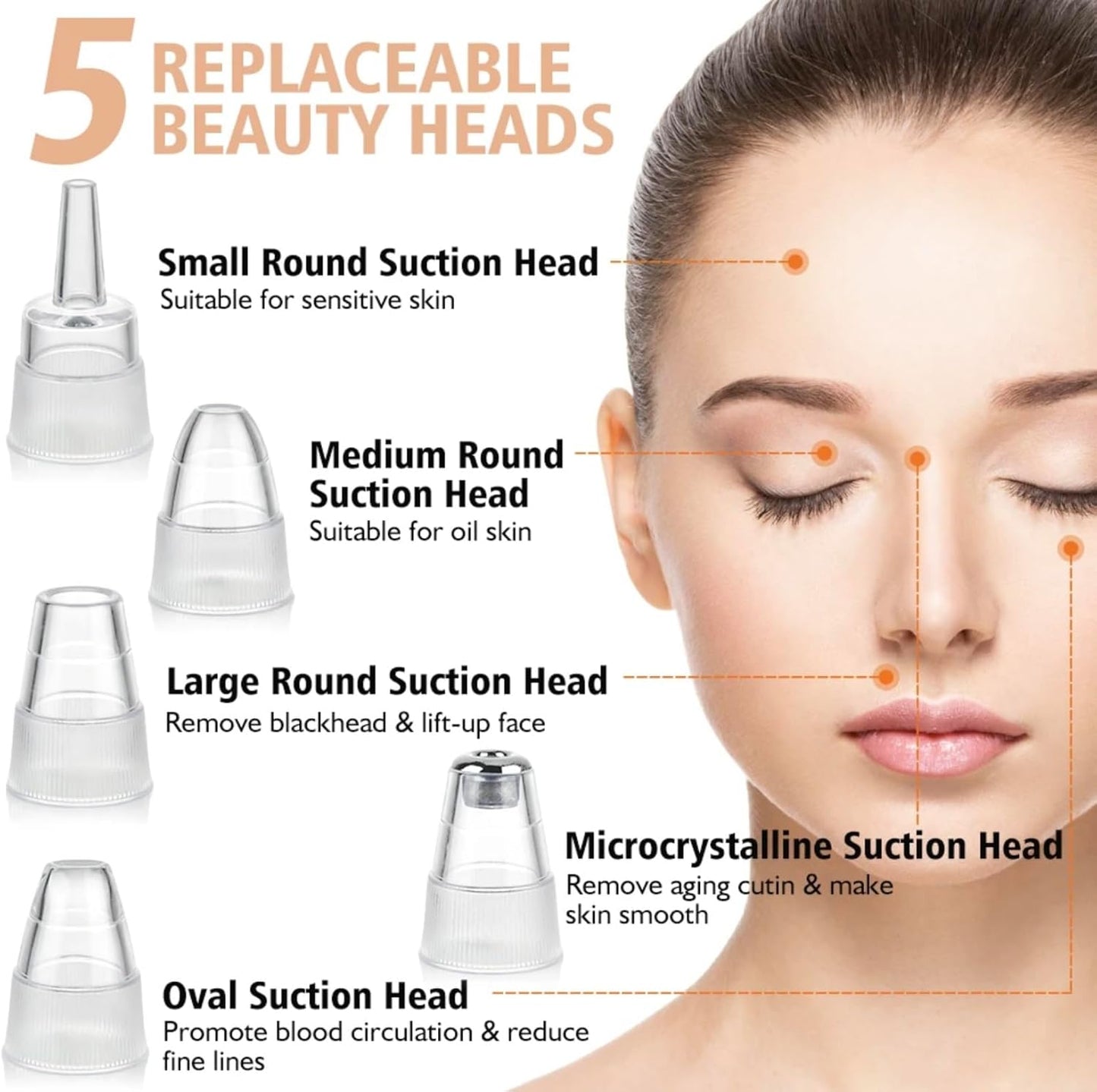 Electric blackhead remover