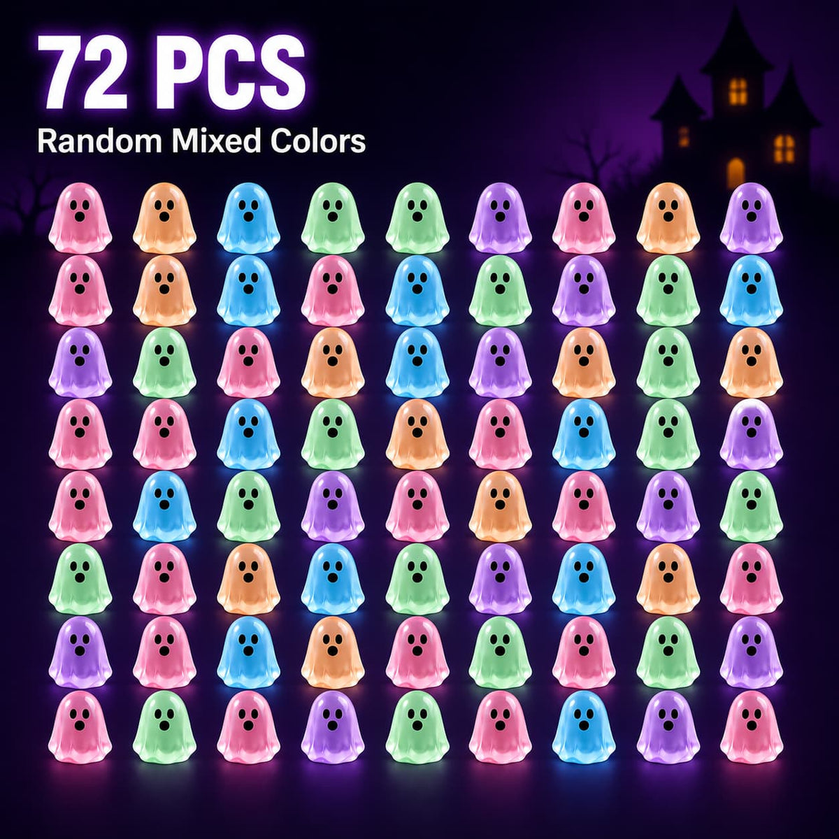 Glow-in-the-Dark Mini Ghosts 👻
