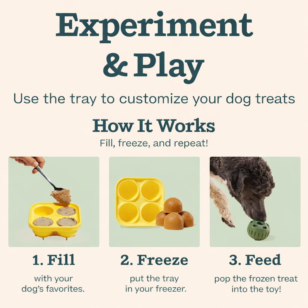 ✨Slow Feeder Dog Toy – 30+ Min Interactive Treat Ball for Calm & Busy Dogs