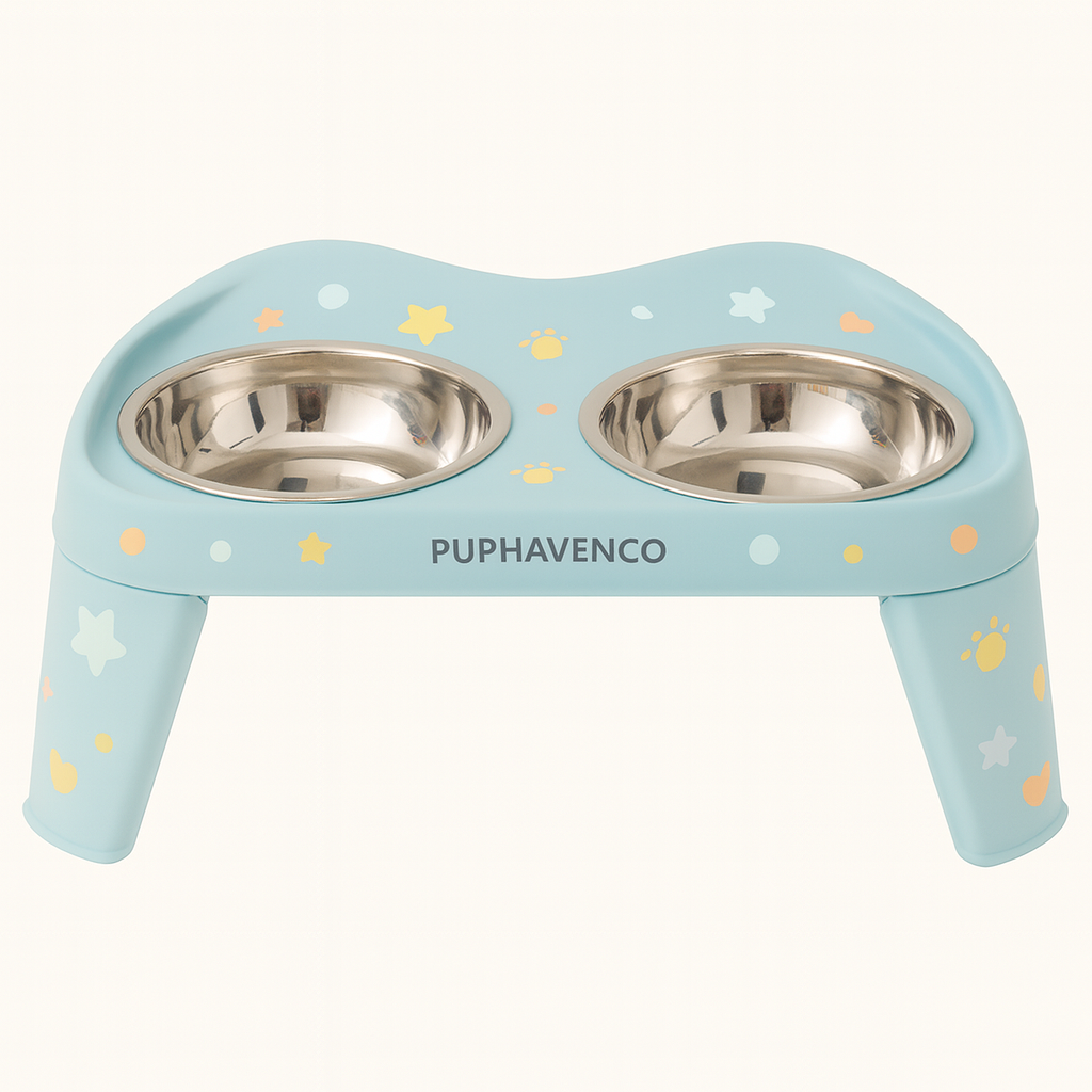 PUPHAVENCO™ Elevated Double Pet Bowl