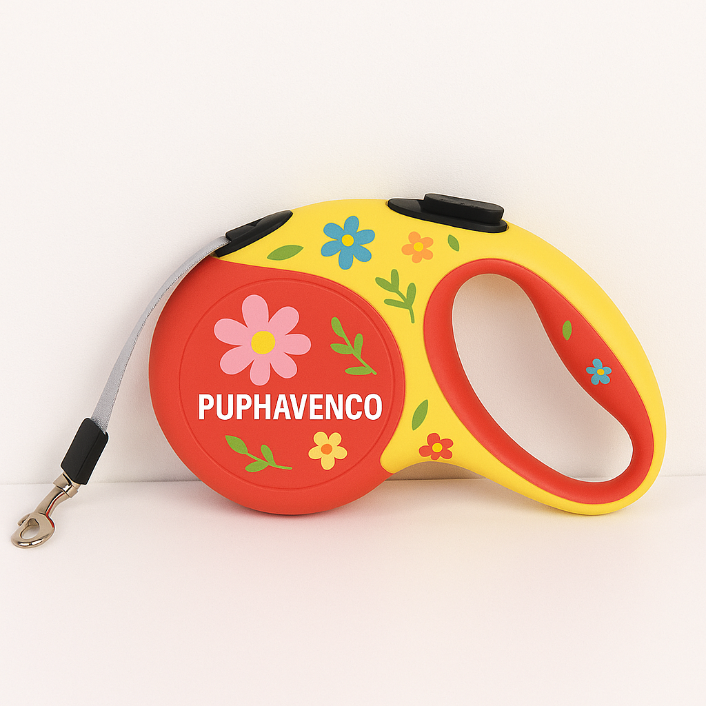 PUPHAVENCO™ Colorful Anti-Tangle Retractable Pet Leash