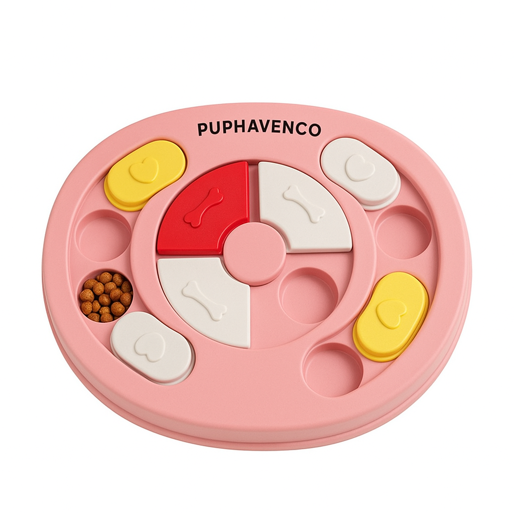 Smart Pet Puzzle Toy｜Oval Hidden Treat Spinner