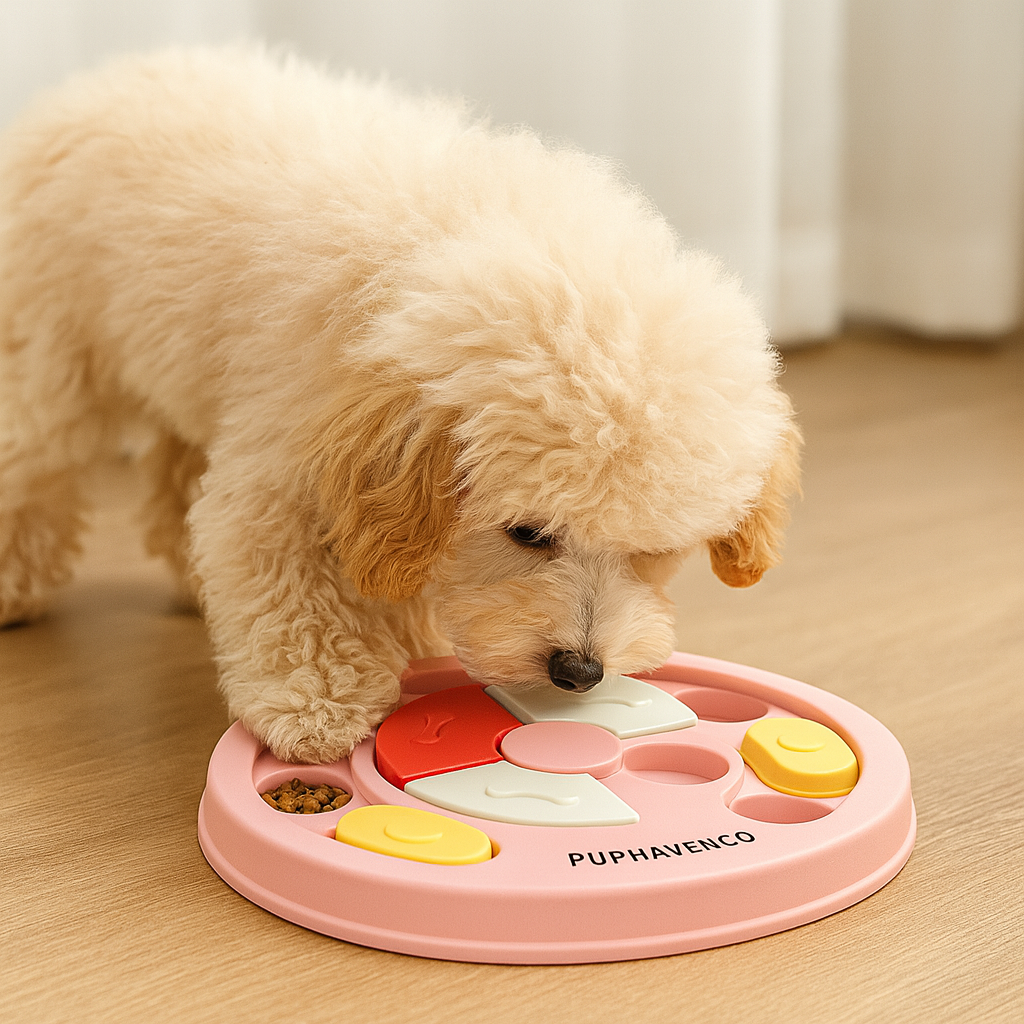 Smart Pet Puzzle Toy｜Oval Hidden Treat Spinner