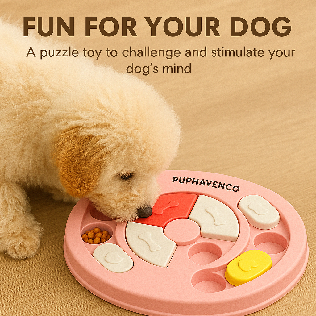 Smart Pet Puzzle Toy｜Oval Hidden Treat Spinner