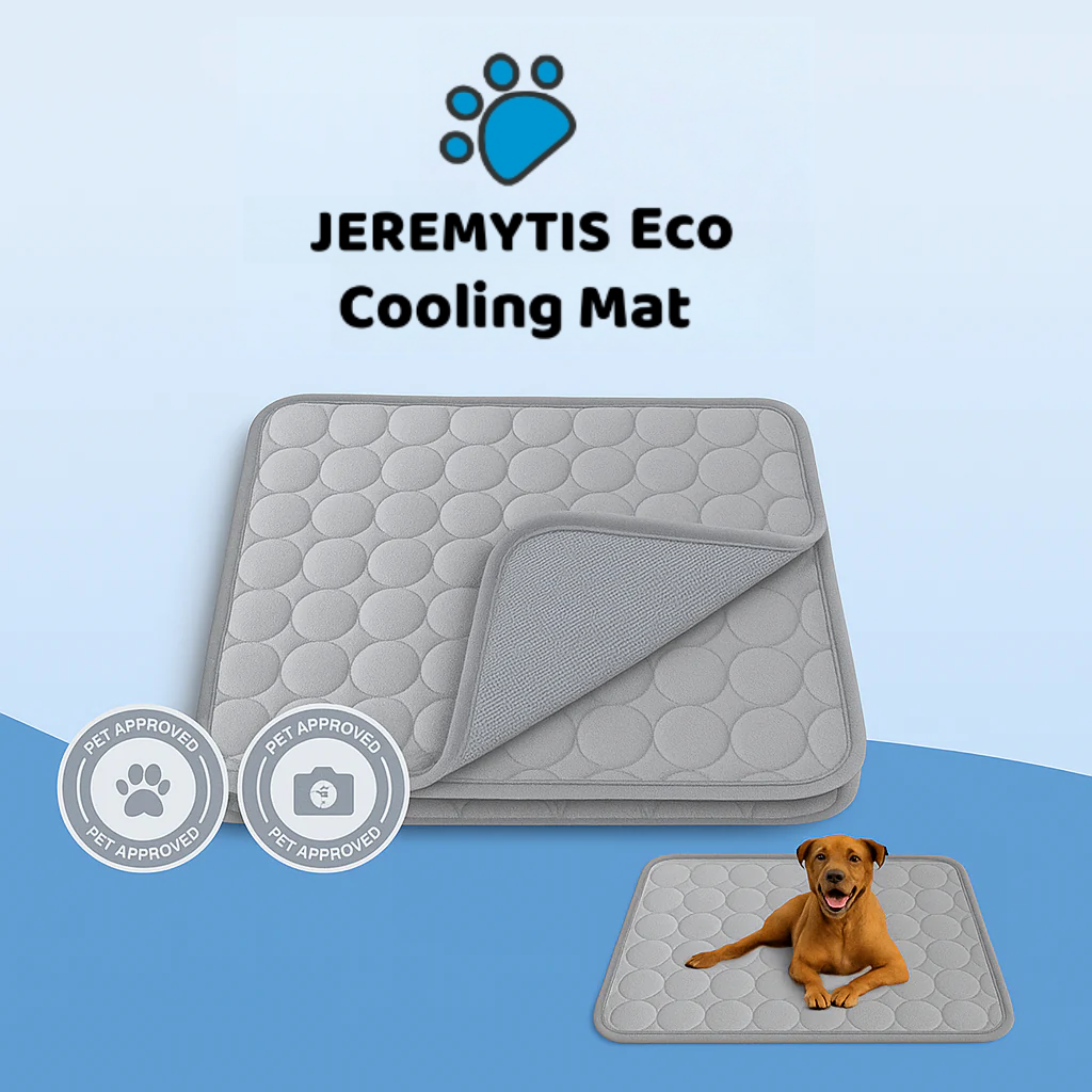 ❄️JEREMYTIS™ Eco Cooling Mat – 4x Cooling Power for Pets! 🐶🌿 Limited-Time Offer ！