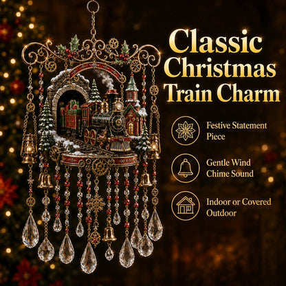 🎁 51% OFF — Sparkling Crystal Christmas Wind Chime | Magical Holiday Decor