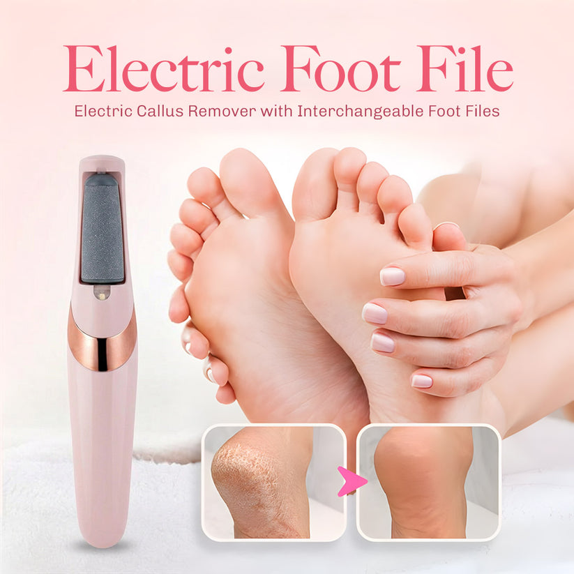 Nuvé Silk 3 Pro Foot Filer in Use
