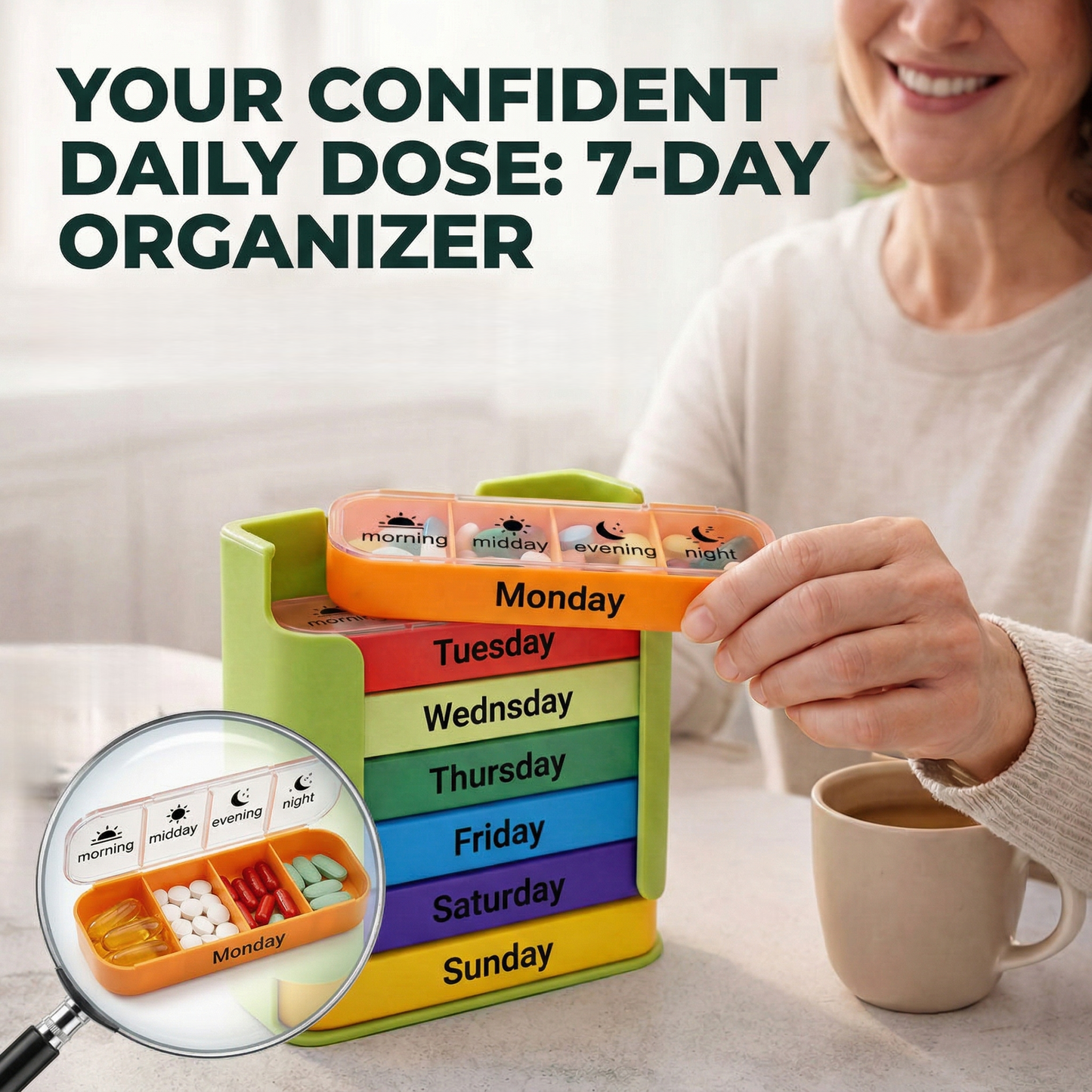 💊Stay On Track - The Ultimate Weekly Pill Management System