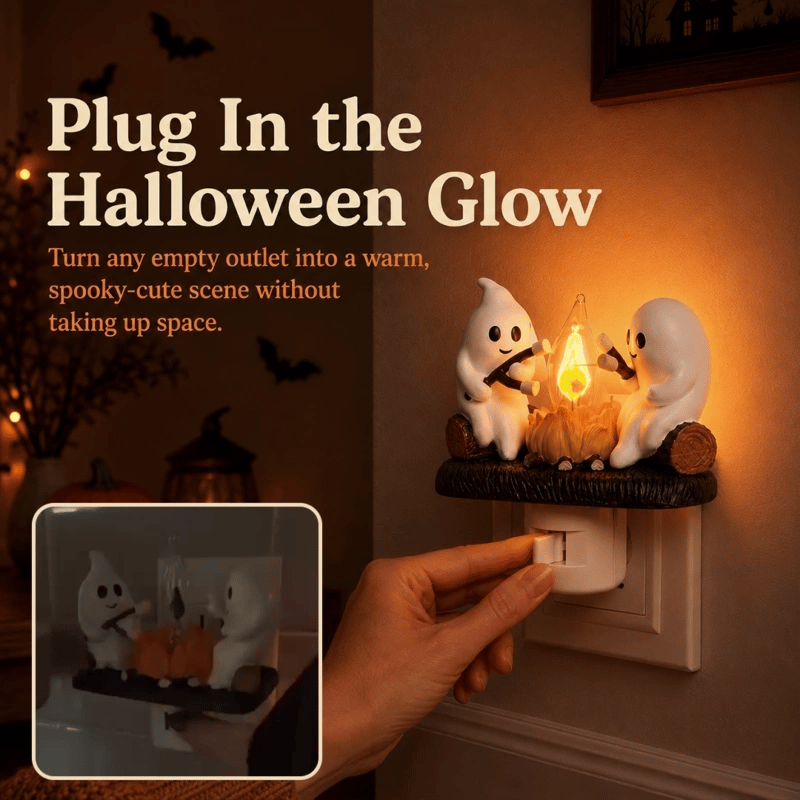 Flickering Ghost Campfire Night Light