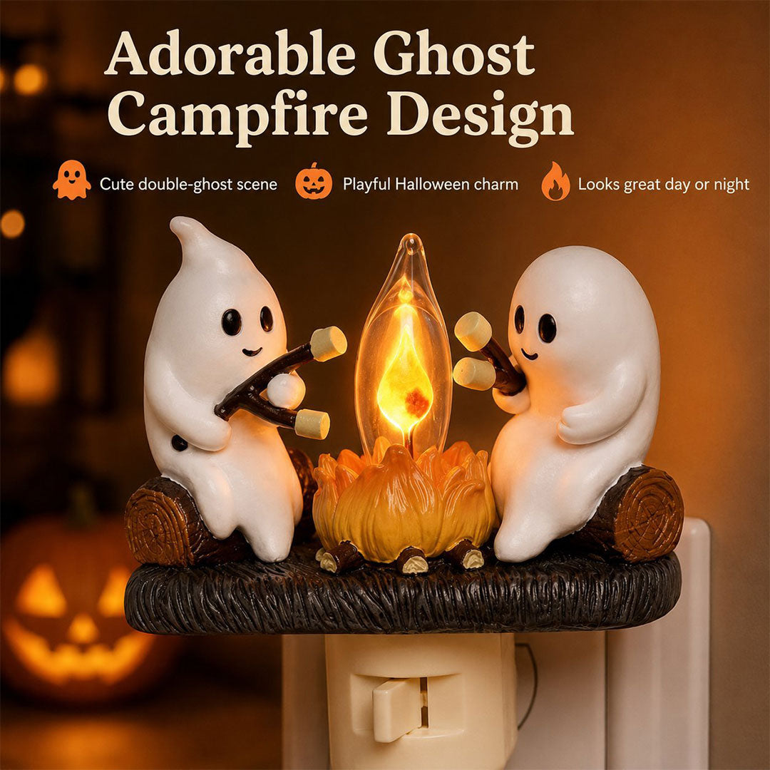 Flickering Ghost Campfire Night Light