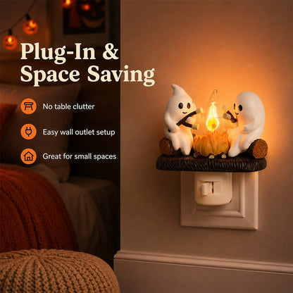 Flickering Ghost Campfire Night Light
