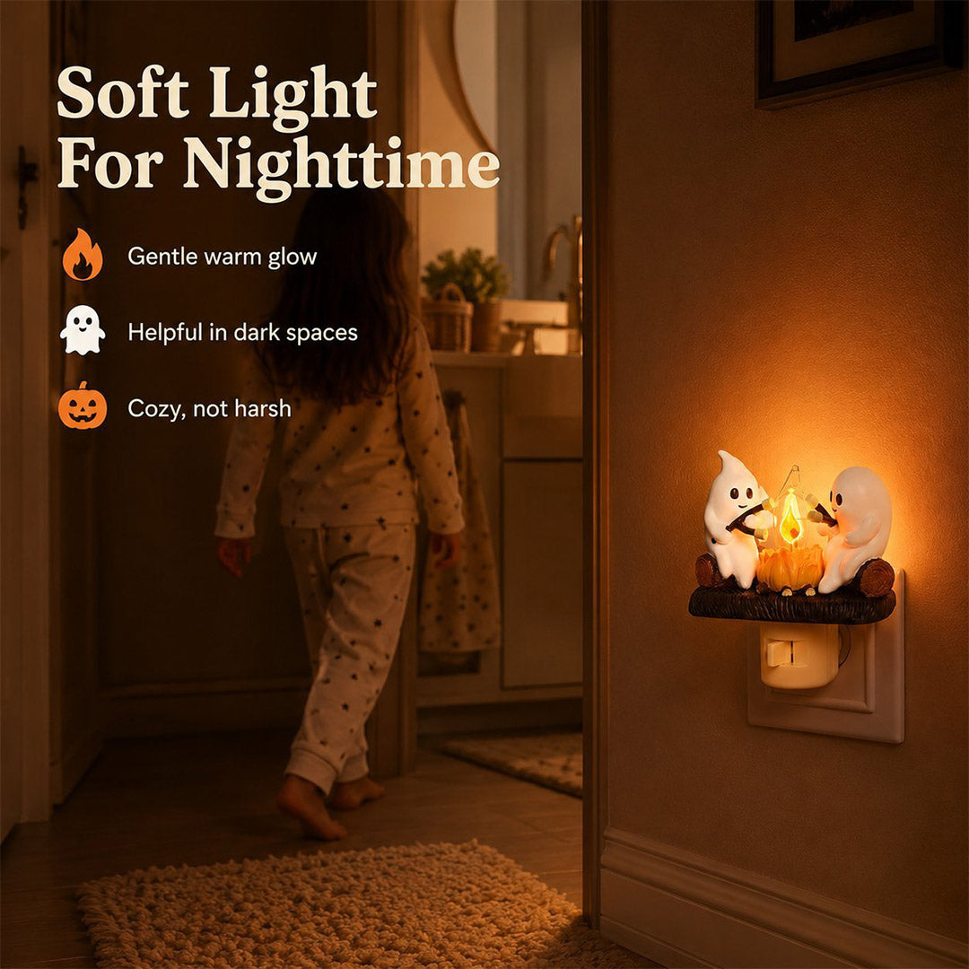 Flickering Ghost Campfire Night Light