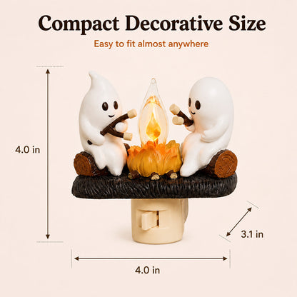 Flickering Ghost Campfire Night Light