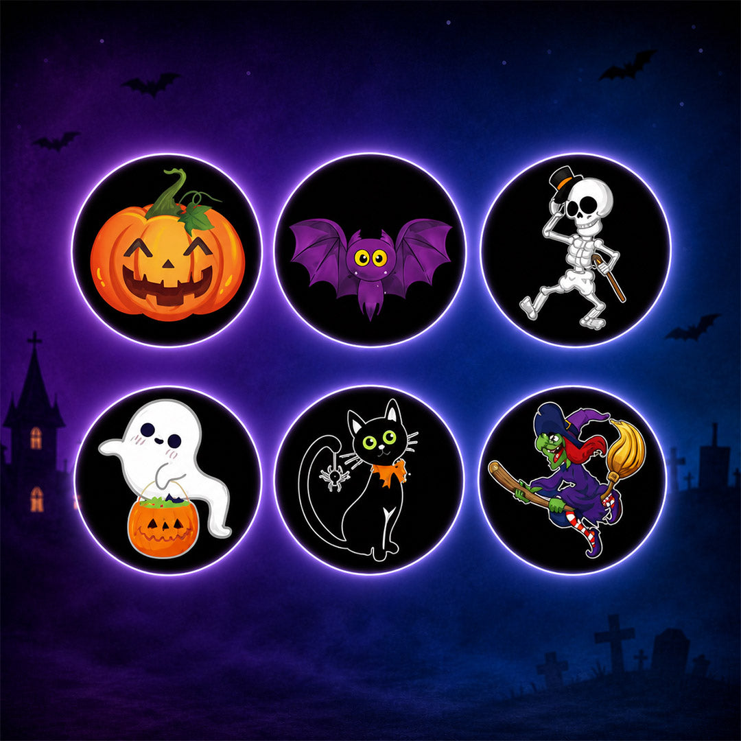 HALLOWEEN FINGER PROJECTORS SET - TURN ANY WALL INTO HALLOWEEN 🎃