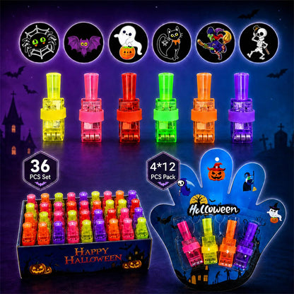 HALLOWEEN FINGER PROJECTORS SET - TURN ANY WALL INTO HALLOWEEN 🎃