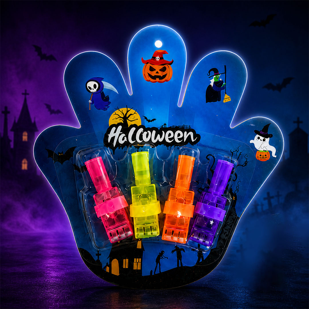 HALLOWEEN FINGER PROJECTORS SET - TURN ANY WALL INTO HALLOWEEN 🎃
