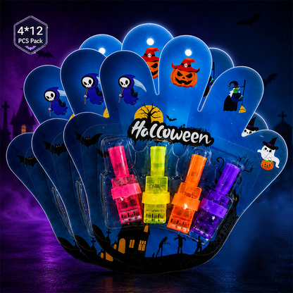 HALLOWEEN FINGER PROJECTORS SET - TURN ANY WALL INTO HALLOWEEN 🎃