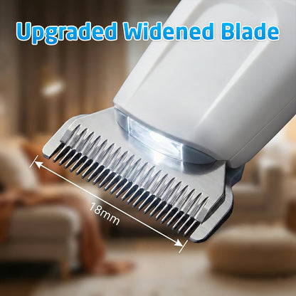 Professional LED Dog Grooming Trimmer – Waterproof Cordless Clipper for Paws, Eyes & Face