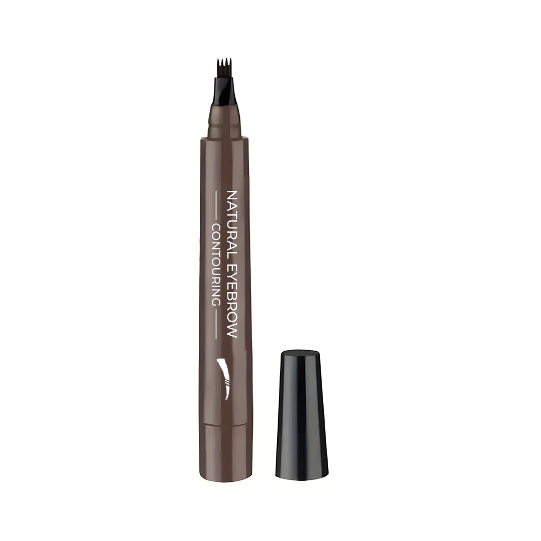 4 Tip Microblade Brow Pen 24H Smudge Proof Natural Brows