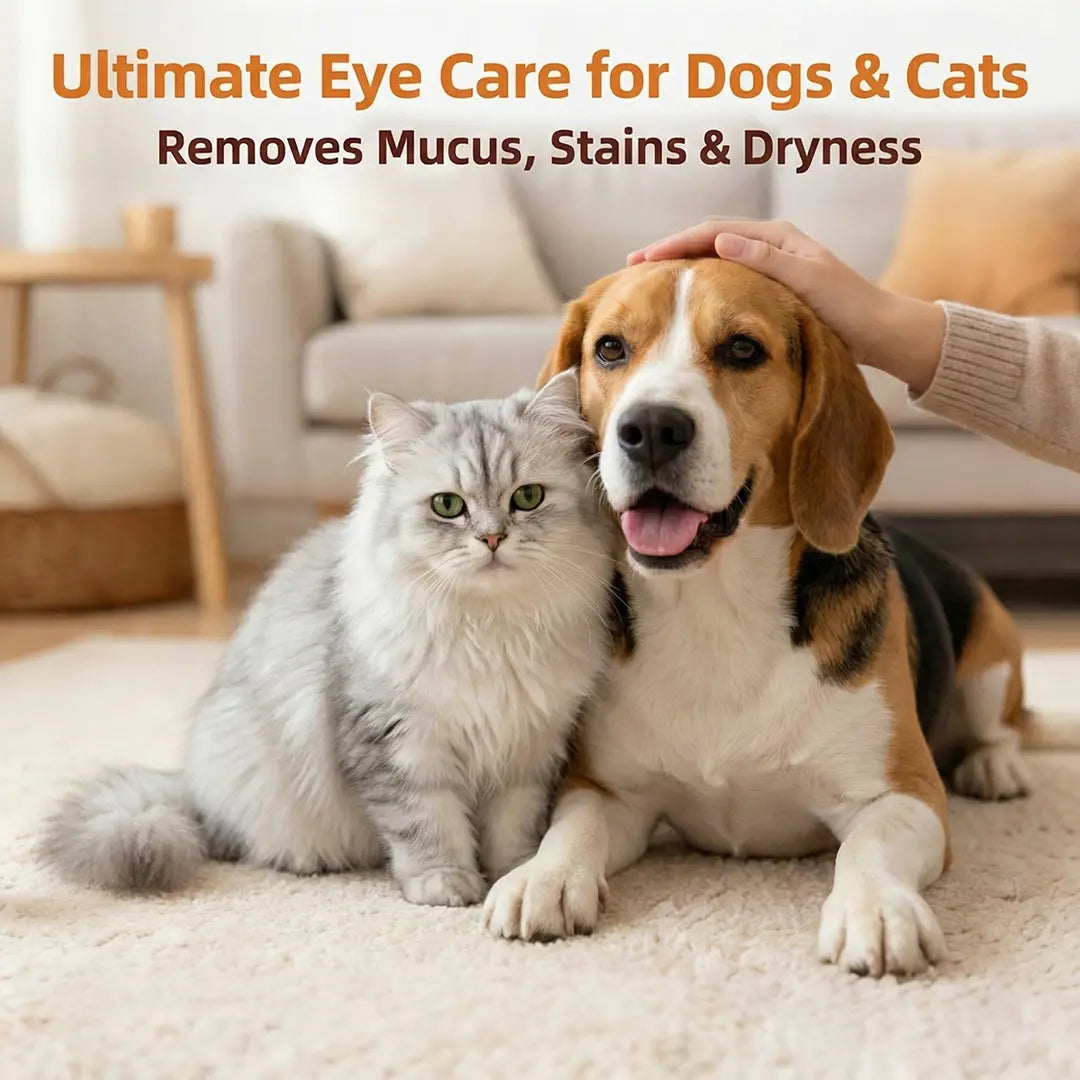 Premium Pet Eye & Paw Restoration Kit — Plant-Based Tear Stain Remover & Soothing Balm Set