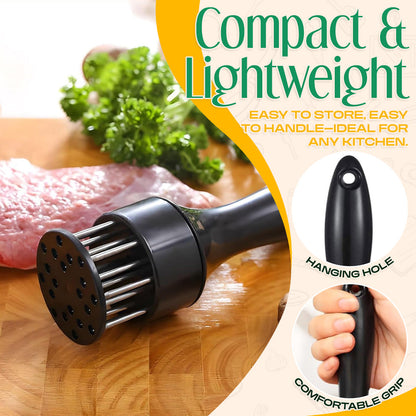 ✨21-Needle Meat Tenderizer – Steakhouse Results at Home