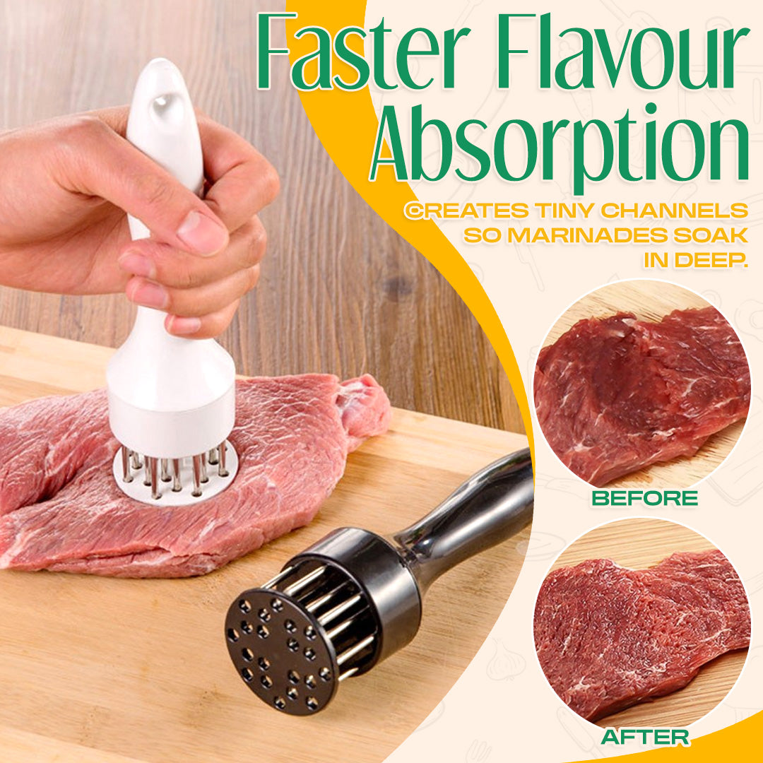 ✨21-Needle Meat Tenderizer – Steakhouse Results at Home