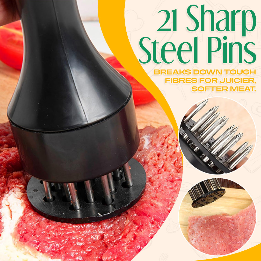 ✨21-Needle Meat Tenderizer – Steakhouse Results at Home