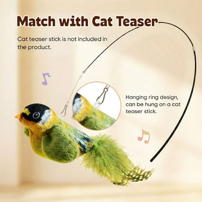 The Realistic Bird Toy That Keeps Cats Hooked