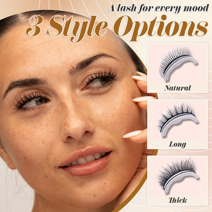 Seurico™ Reusable Adhesive Eyelashes: The 3-Second Beauty Hack to Flawless, Stress-Free Glamour