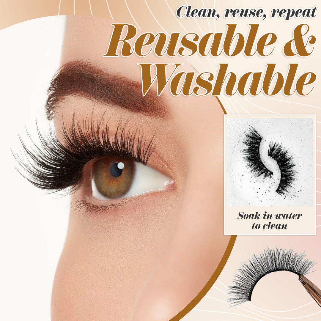 Seurico™ Reusable Adhesive Eyelashes: The 3-Second Beauty Hack to Flawless, Stress-Free Glamour