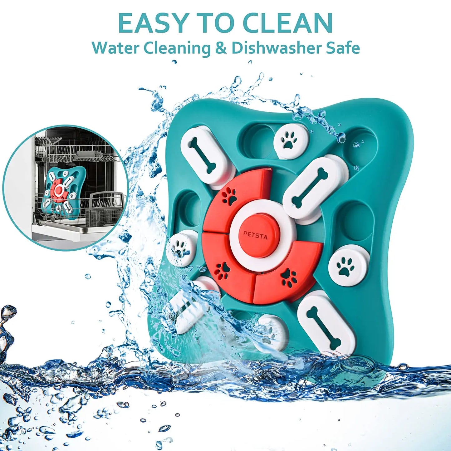 🐶 IQ Training Interactive Pet Toy – Slow Feeder, Treat Dispensing & Sound-Enabled Dog Puzzle Toy